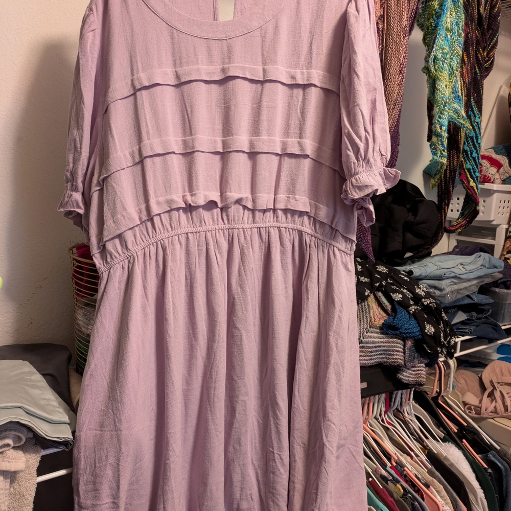 Lavender Tiered Dress